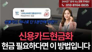 신용카드현금화: 한국인이